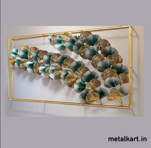 Metalkart Special Ginkgo Cluster Wall Art (48 x 24 Inches)