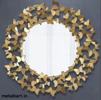Thumbnail for Metalkart Special Golden Floral Constellation Wall Mirror (30 x 30 Inches)