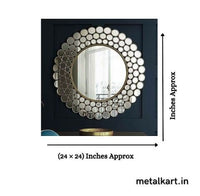 Thumbnail for Metalkart Special Haloed Filigree Sunburst Wall Mirror (24 x 24 Inches)