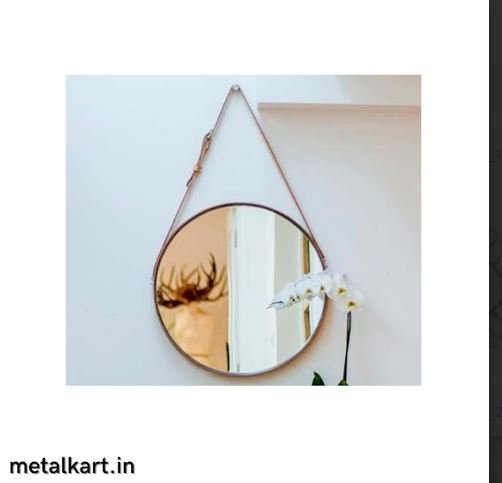 Metalkart Special Hanging Halo Wall Mirror (16 x 16 Inches)