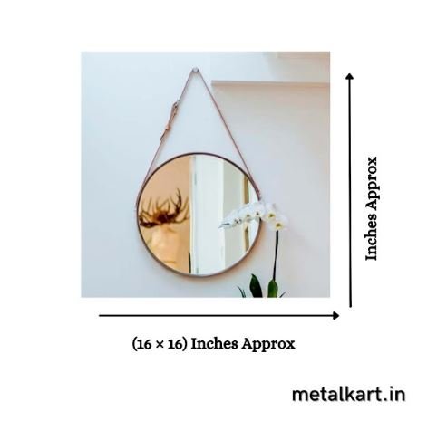 Metalkart Special Hanging Halo Wall Mirror (16 x 16 Inches)