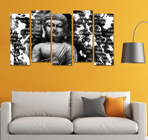Metalkart Special Inner Light: Enlightened Series of Buddha Wall Painting (Set of 5)