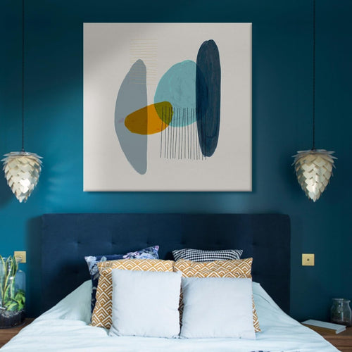 Metalkart Special Interplay Canvas Wall Painting (36 x 36 Inches)