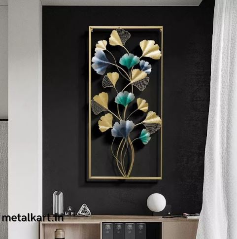 Metalkart Special Iridescent Gold Wall Décor (24 x 48 Inches)