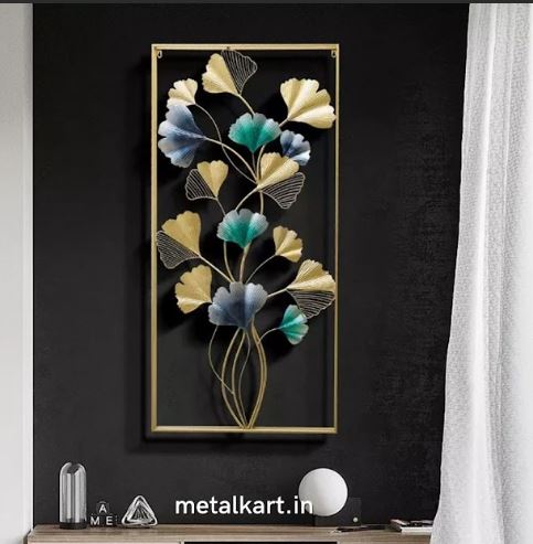 Metalkart Special Iridescent Gold Wall Décor (24 x 48 Inches)