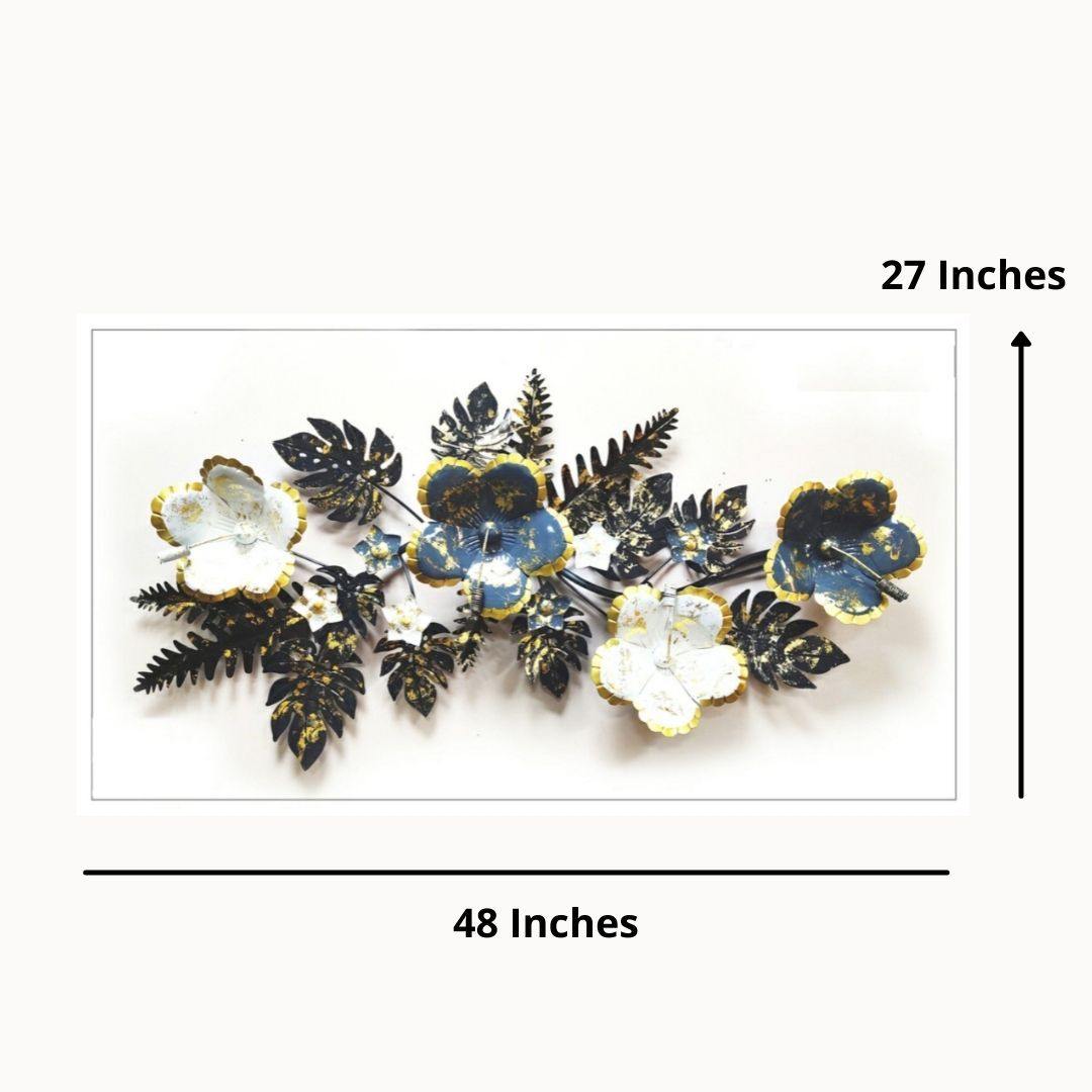 Metalkart special Iron Alekhan Wall Decor for living room ( 48 x 27 Inches)