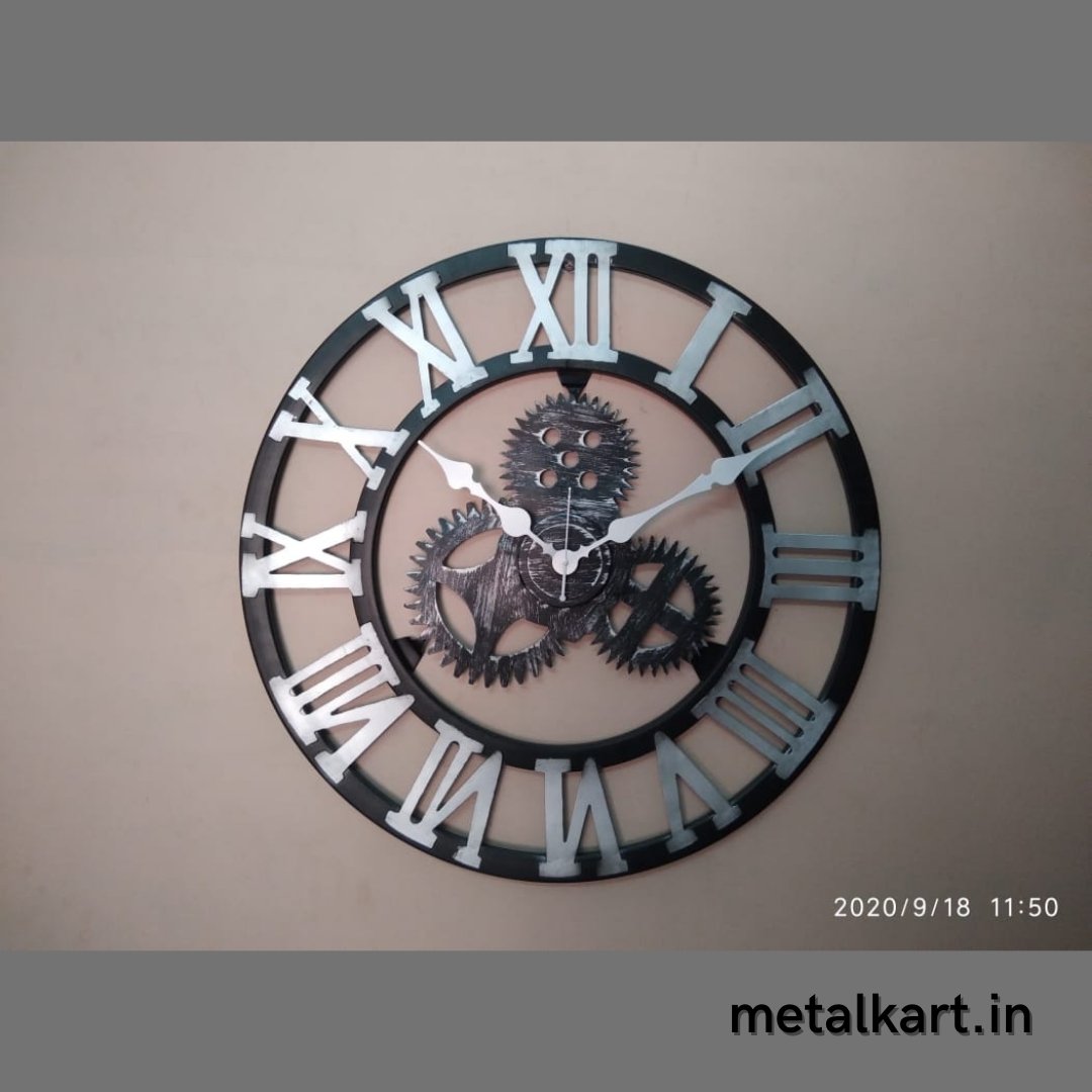 Metalkart Special Make In India Wall Clock (24 Inches Dia)