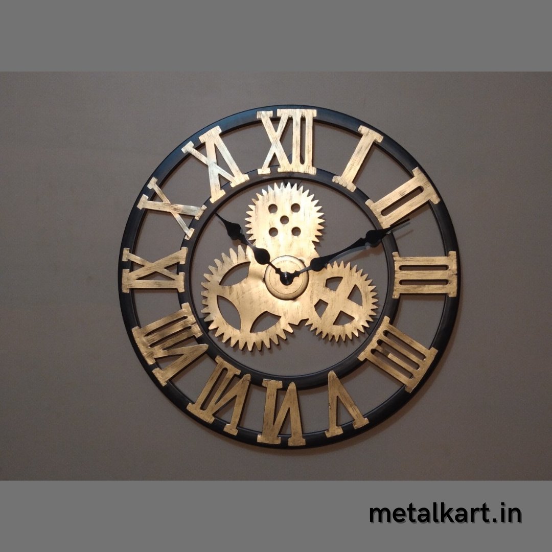 Metalkart Special Make In India Wall Clock (24 Inches Dia)