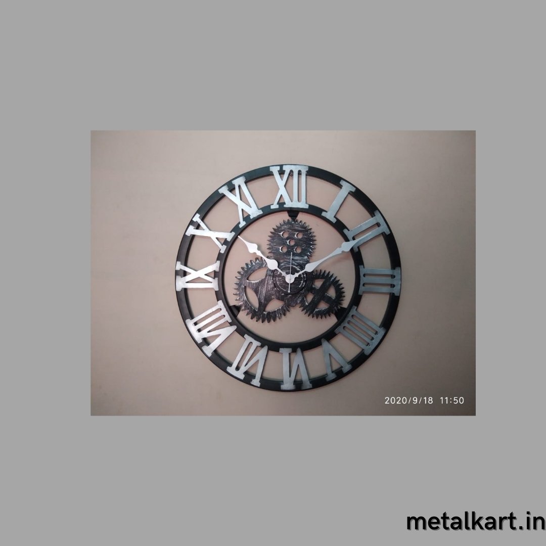 Metalkart Special Make In India Wall Clock (24 Inches Dia)