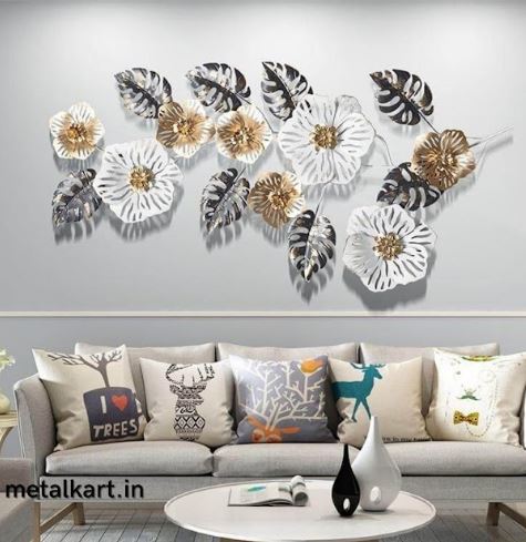 Metalkart Special Midnight Garden Symphony Wall Art (50 x 24 Inches)