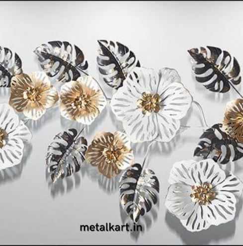 Metalkart Special Midnight Garden Symphony Wall Art (50 x 24 Inches)