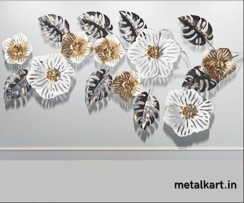 Metalkart Special Midnight Garden Symphony Wall Art (50 x 24 Inches)
