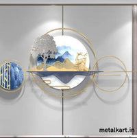 Thumbnail for Metalkart Special Moonlight Staglit Glade Wall Art (59 x 22 Inches)
