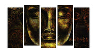 Thumbnail for Metalkart Special Panca Dhyan Samadhi Gautam Buddha Wall Painting (Set of 5)