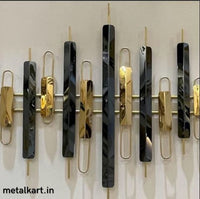 Thumbnail for Metalkart Special Radiant Alchemy: A Symphony of Black and Gold (59 x 22 Inches)