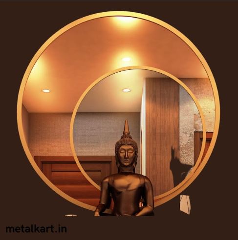 Metalkart Special Radiant Sun Wall Mirror (30 x 30 Inches)