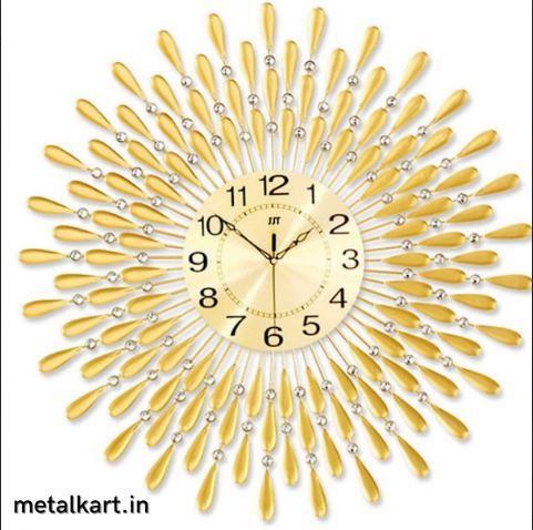 Metalkart Special Rain-kissed Pearls Wall Clock (24 x 24 Inches)