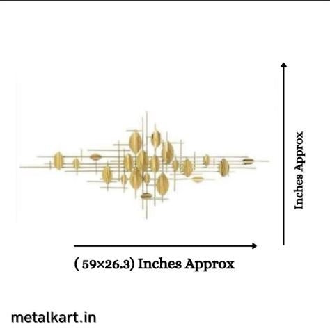 Metalkart Special Scintillating Symphony Wall Art (59 x 26.3 Inches)