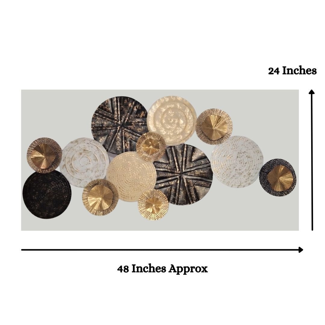 Metalkart Special Silkiest Iron Tart Wall Accent (48 x 24 Inches)