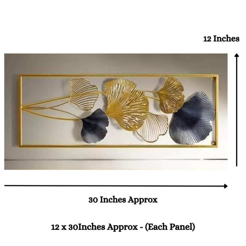 Metalkart Special Split Panel Vertical Framed Wall Art (12 x 30 Inches)