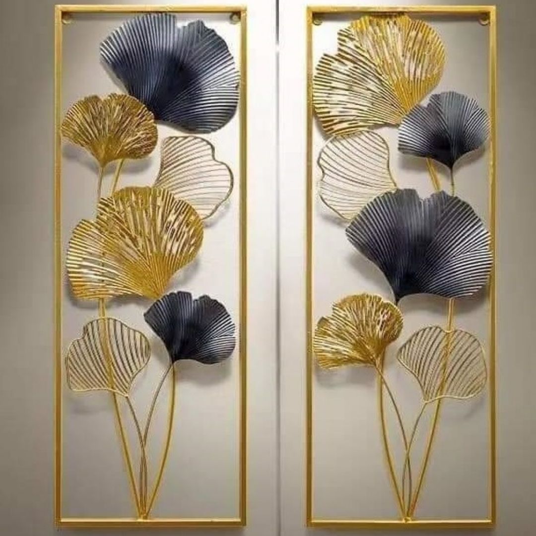 Split Panel Art Metalkart Special Split Panel Vertical Framed Wall Art (12 x 30 Inches ...