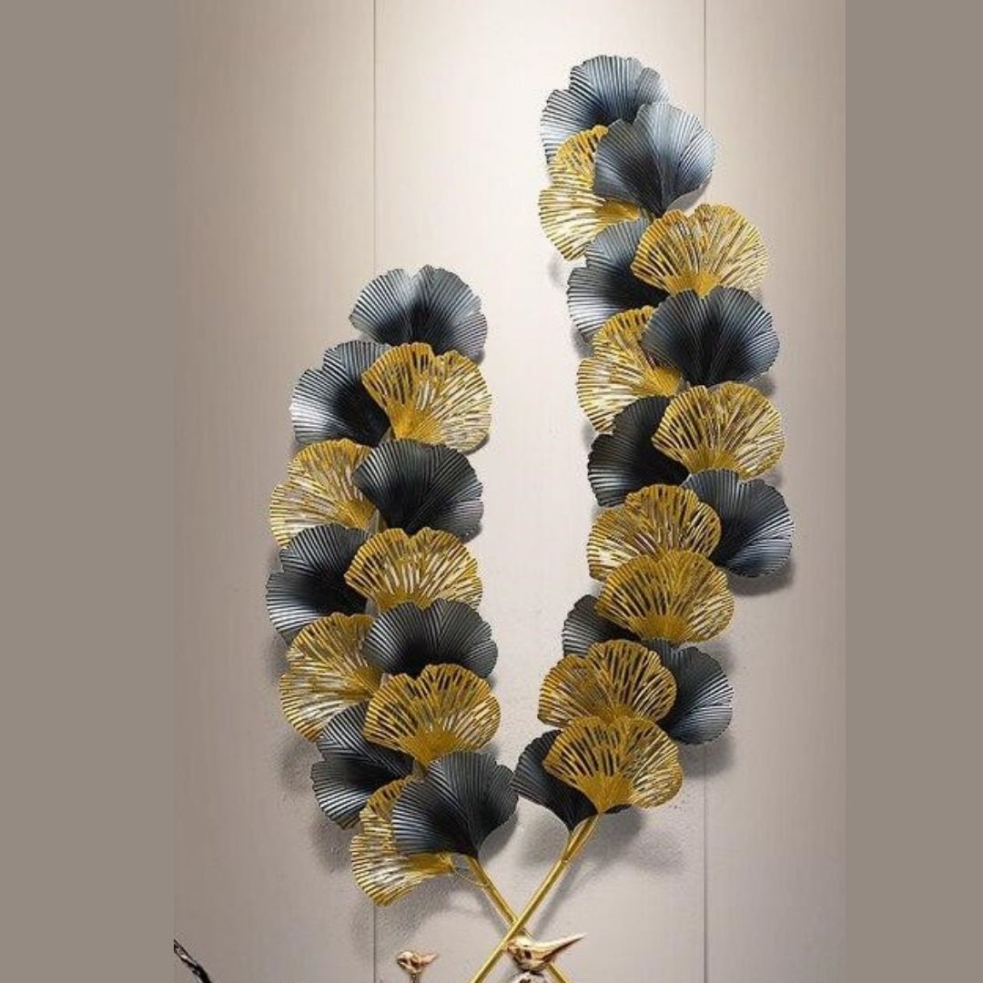 Metalkart Special Spreading Leaves Wall Art (25 x 48 Inches)