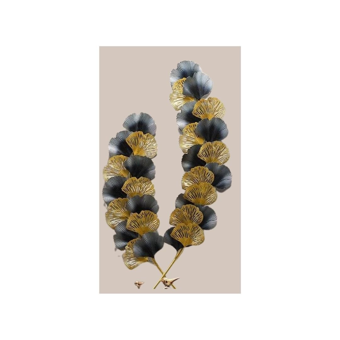 Metalkart Special Spreading Leaves Wall Art (25 x 48 Inches)