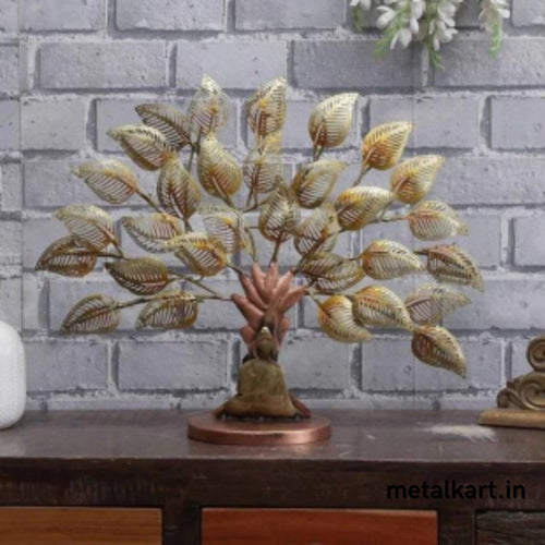 METALKART SPECIAL TABLE TOP BUDDHA TREE (25 Inches approx)