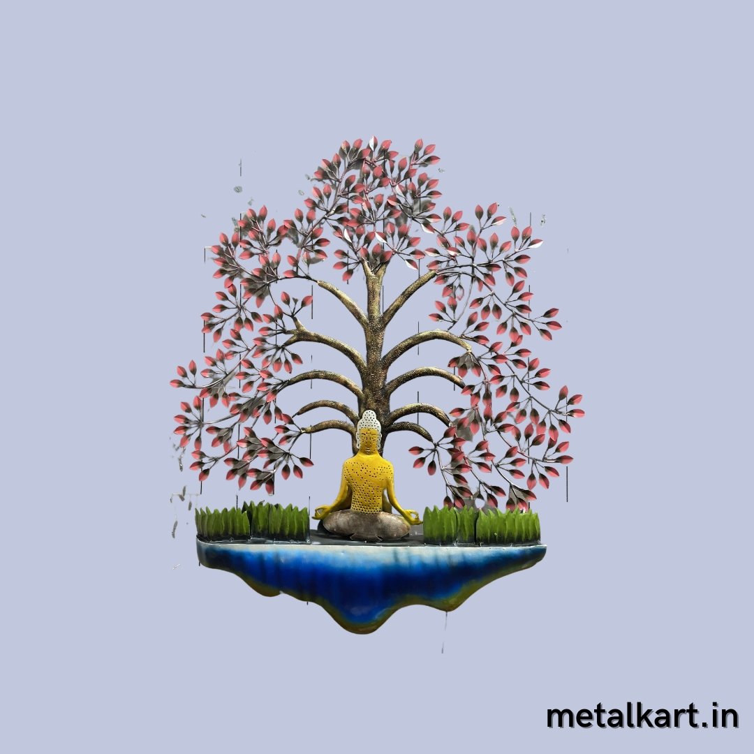 Metalkart special Taruna tree of Buddha (48 x 39 Inches)