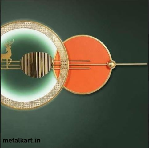 Metalkart Special The Deer at the Crossroads Wall Art (60 x 24.5 Inches)