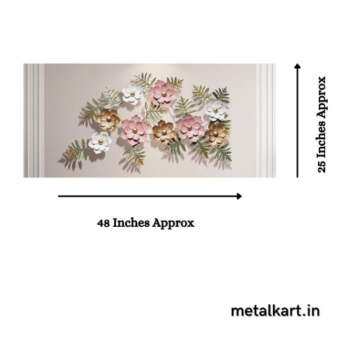 Metalkart special tropical metallic wall art (48 x 25 Inches)