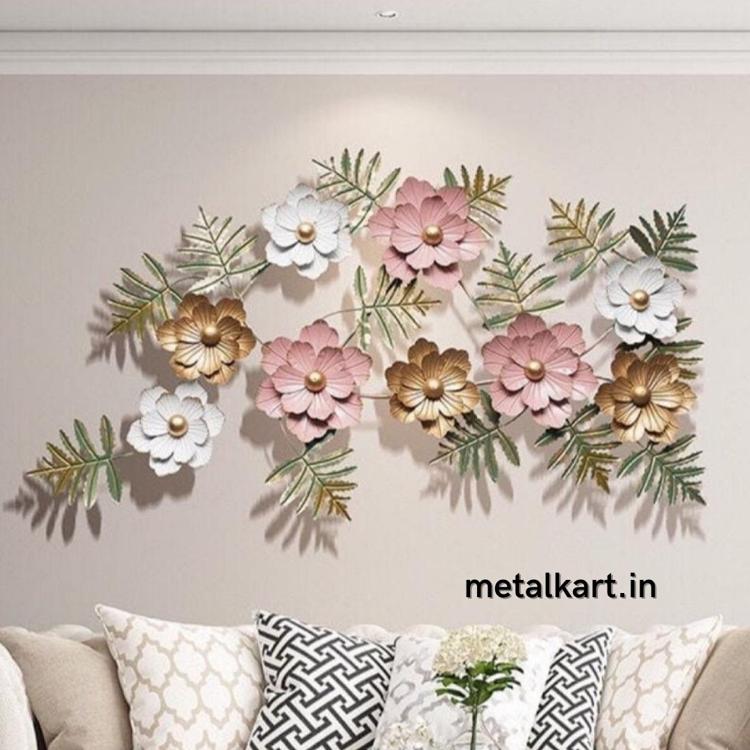 Metalkart special tropical metallic wall art (48 x 25 Inches)