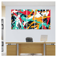 Thumbnail for Metalkart Special Urban Pulse Wall Painting (27 x 50 Inches)