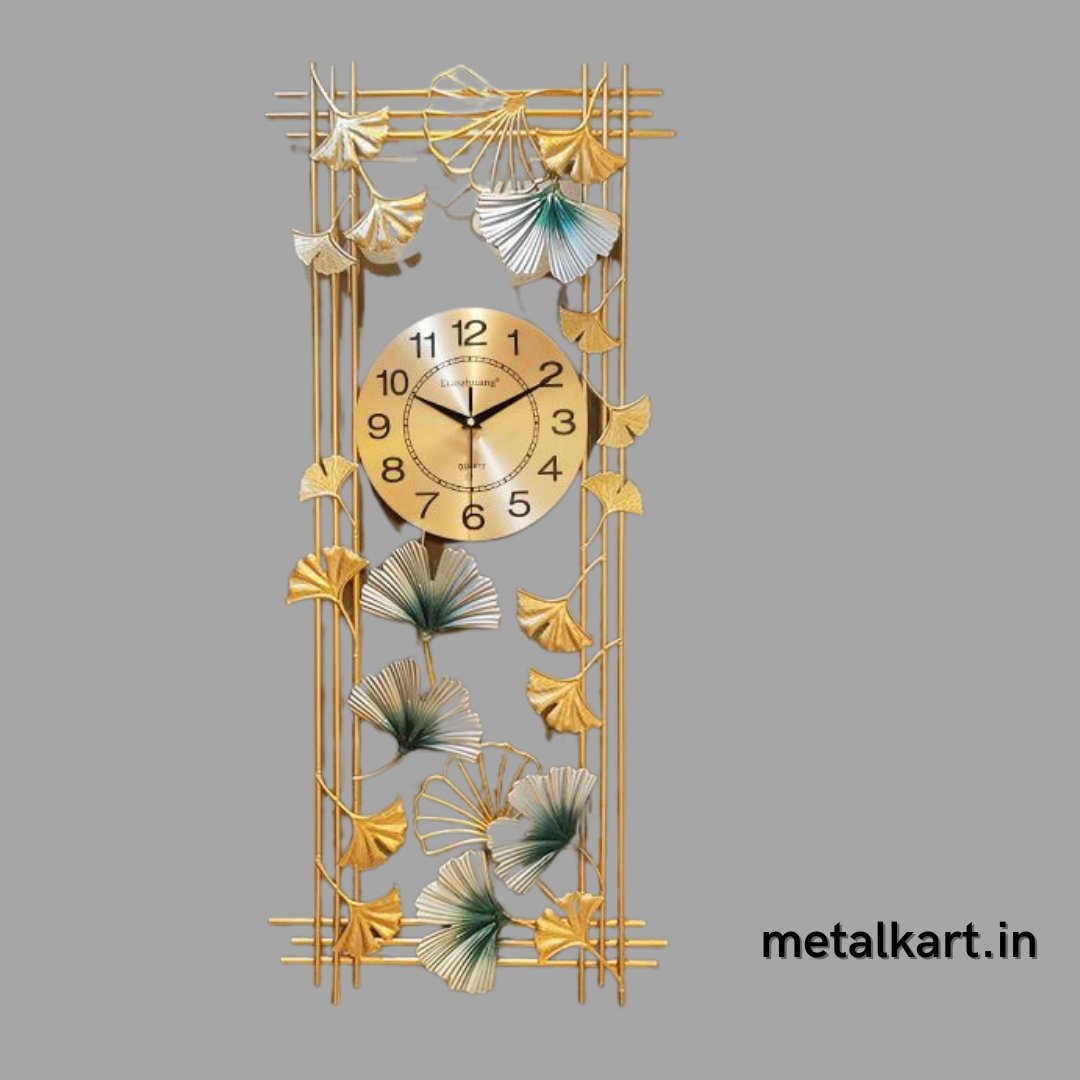 Metalkart special vertically framed stylish clock (16 x 36 Inhes)
