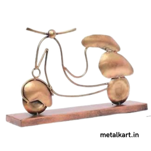 Metalkart Special Vintage Scooter Savari Table décor (13*03*08 Inches approx)