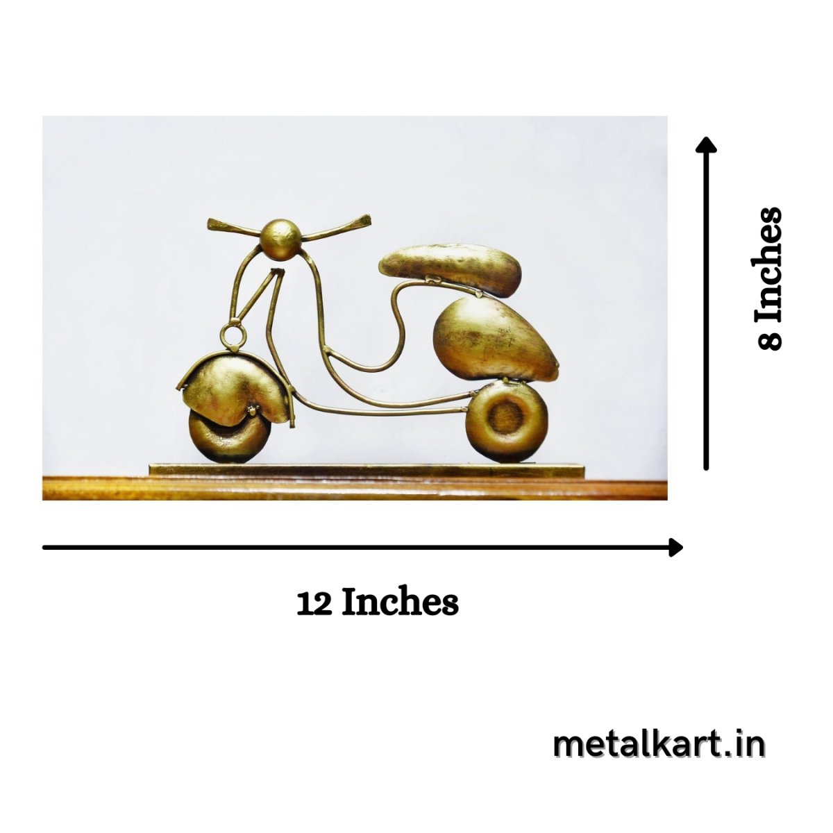 Metalkart Special Vintage Scooter Savari Table décor (13*03*08 Inches approx)