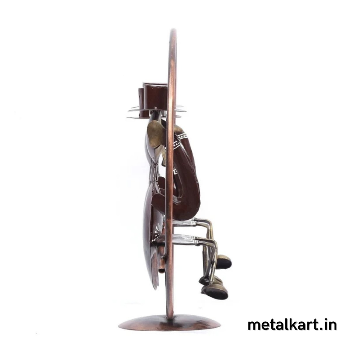 Metalkart Special World of Gandhiji's Three Monkeys For Table top (17*6*17 Inches approx)