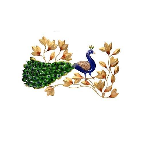 Metalkart Wall Art Mahakaya Mayur (Width 38 Inches)
