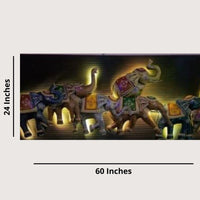 Thumbnail for Metallic 3D Elephant (60 * 24 Inches)