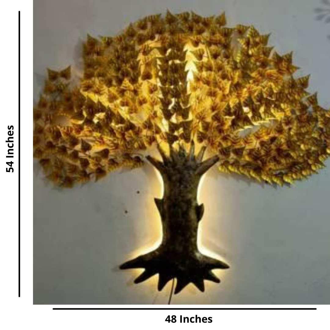 Metallic 3D Tree (54 * 48 Inches)