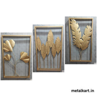 Thumbnail for Metallic 5ft. Pannel Set of 3 framed wall art