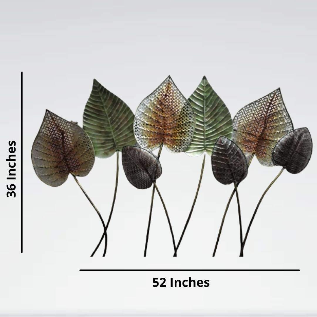 Metallic 8 Leaf (52 * 36 Inches)