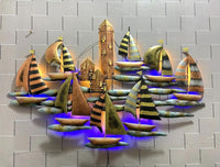 Thumbnail for Metallic 8 Ship Tower (46 x 30 Inches)