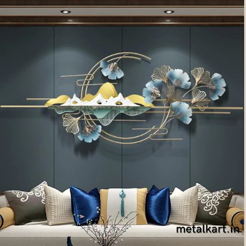 Metallic Alpine Horizon Wall Accent (50 x 21 Inches)