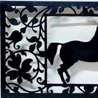 Thumbnail for Metallic Aristrocatic Horse wall design