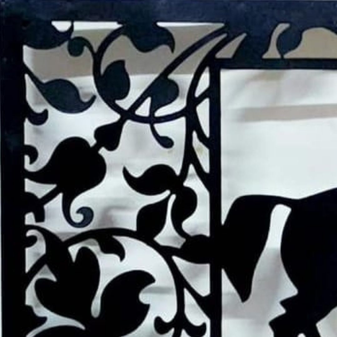 Metallic Aristrocatic Horse wall design