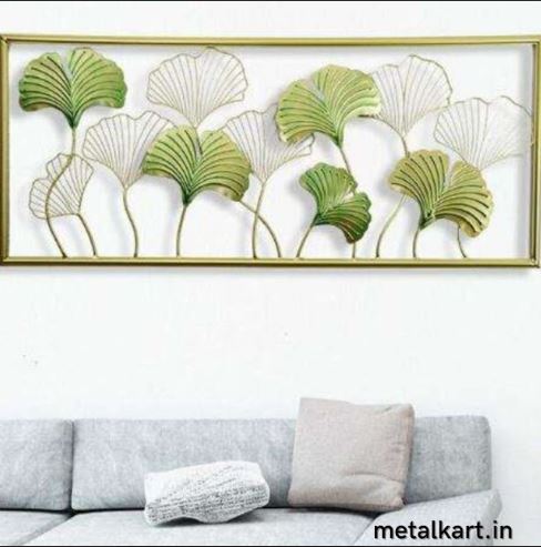 Metallic Botanical Harmony Wall Accent (48 x 24 Inches)