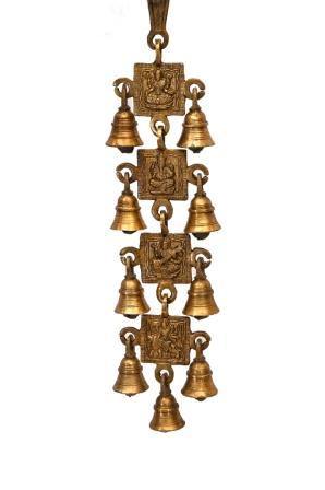 Metallic Brass Wall Hanging (H 14 Inches, Weight .7 Kg)