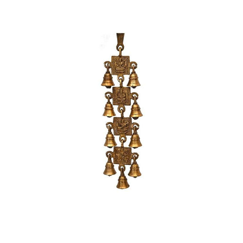 Metallic Brass Wall Hanging (H 14 Inches, Weight .7 Kg)