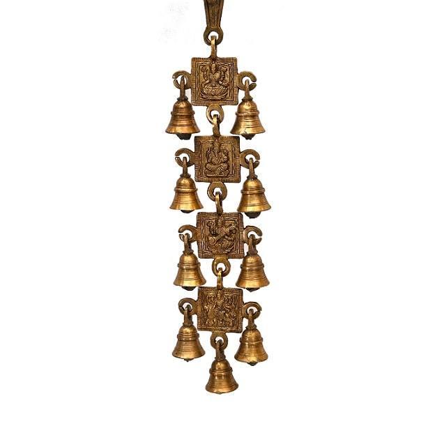 Metallic Brass Wall Hanging (H 14 Inches, Weight .7 Kg)